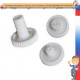 Комплект шестеренок Vitek D-77.8  d-28.4 D1-80.7 d1-12 D2-80 d2-17.3 H-37 H1-80 H2-33.7