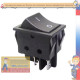 AC250V 16A 125 В 20A DPDT 4Pin 2-кулисного переключателя w Водонепроницаемый с крышкой