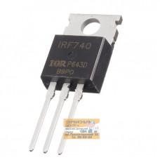 IRF740 MOSFET, N, 400V, 10A, TO-220 Transistor