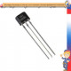 Датчик Холла SS49E аналог 100G биполярный TO92