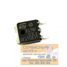 STD17NF03LT4, МОП-транзистор, N-канальный, 17 А, 30 В, 50 мОм, 16 В, 1.5 В, [TO-252]