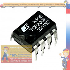 TOP209PN, ШИМ-контроллер Off-line PWM switch, 0-4Вт [DIP-8]