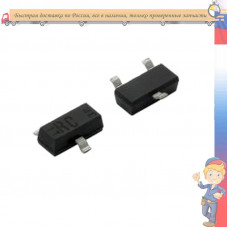 SI2308CDS-T1-GE3 N-MOSFET; полевой; 60В; 2,6А; Idm: 6А; 1Вт; SOT23