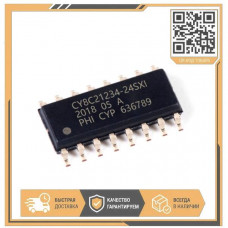 CY8C21234-24SXI, MCU 8-bit M8C 8KB Flash 2.5V/3.3V/5V 16-Pin SOIC Tube