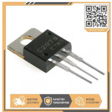 2SC2078, Транзистор биполярный, NPN, Ic=3А, Vceo=75В, Vcbo=80В, Pd=10Вт, hFE= 25 200 [TO-220]